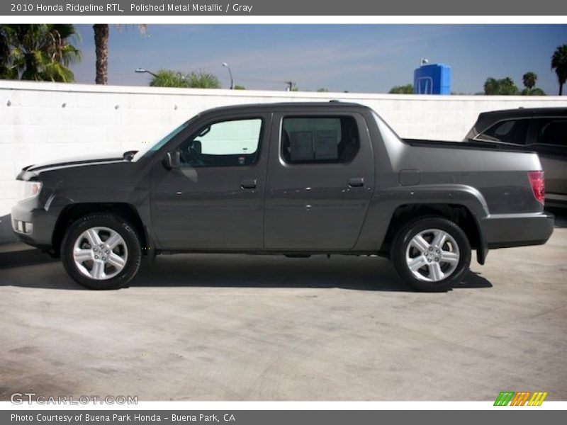 Polished Metal Metallic / Gray 2010 Honda Ridgeline RTL