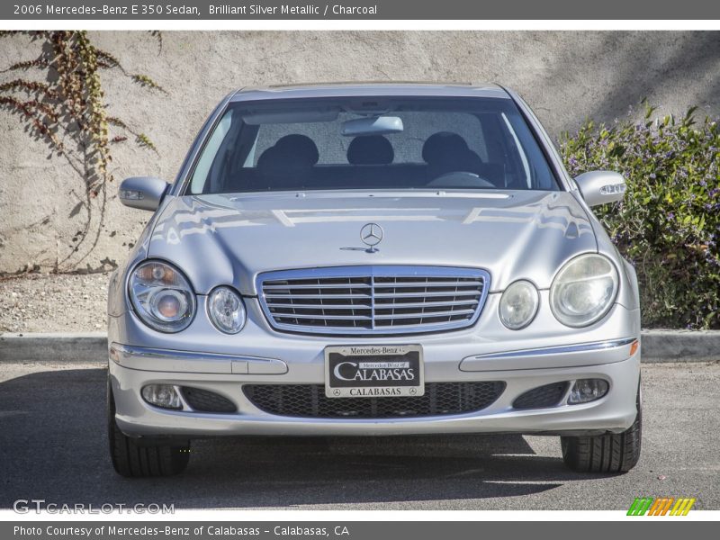Brilliant Silver Metallic / Charcoal 2006 Mercedes-Benz E 350 Sedan