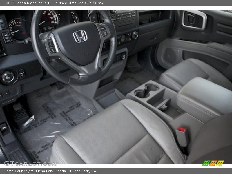 Polished Metal Metallic / Gray 2010 Honda Ridgeline RTL