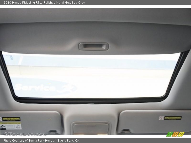 Polished Metal Metallic / Gray 2010 Honda Ridgeline RTL