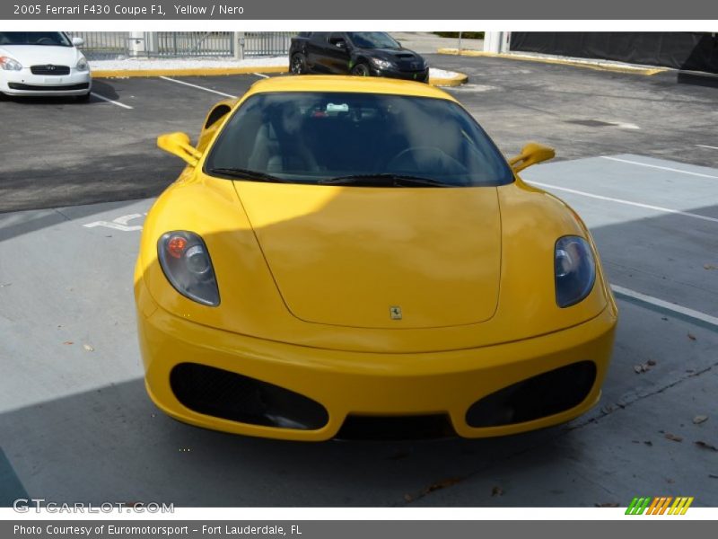 Yellow / Nero 2005 Ferrari F430 Coupe F1