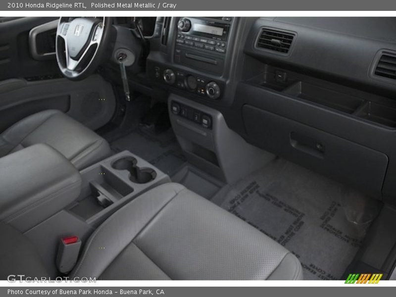 Polished Metal Metallic / Gray 2010 Honda Ridgeline RTL