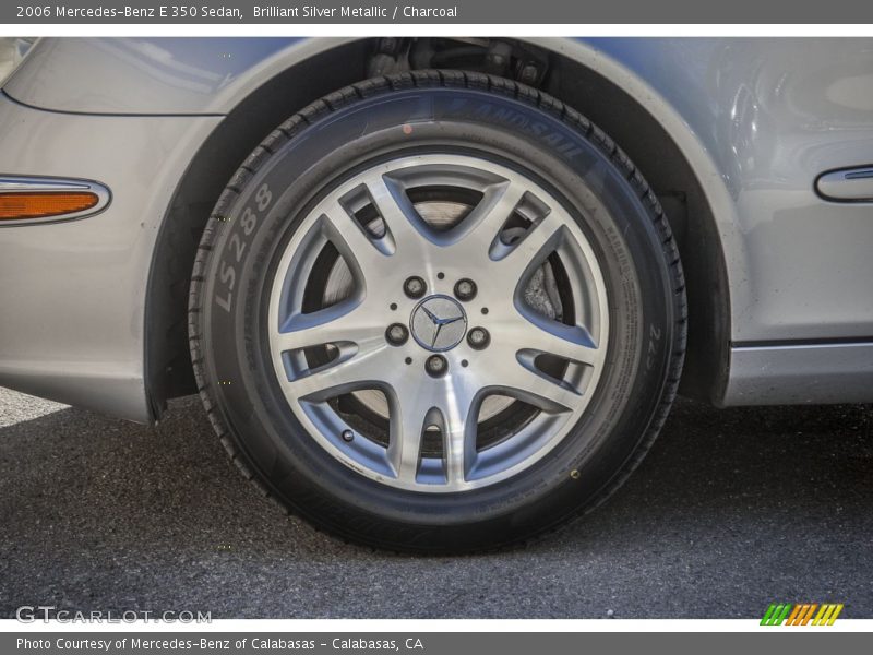 Brilliant Silver Metallic / Charcoal 2006 Mercedes-Benz E 350 Sedan