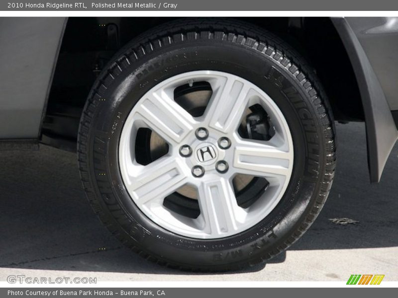 Polished Metal Metallic / Gray 2010 Honda Ridgeline RTL