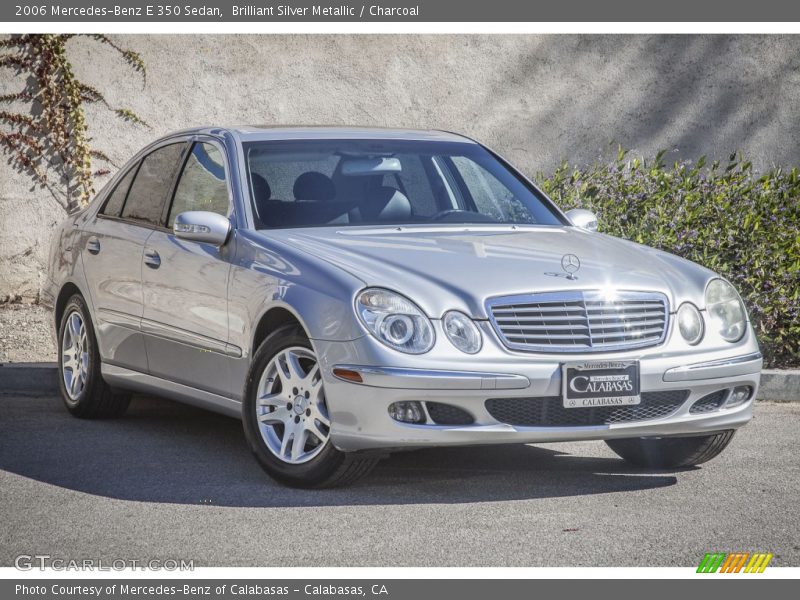 Brilliant Silver Metallic / Charcoal 2006 Mercedes-Benz E 350 Sedan
