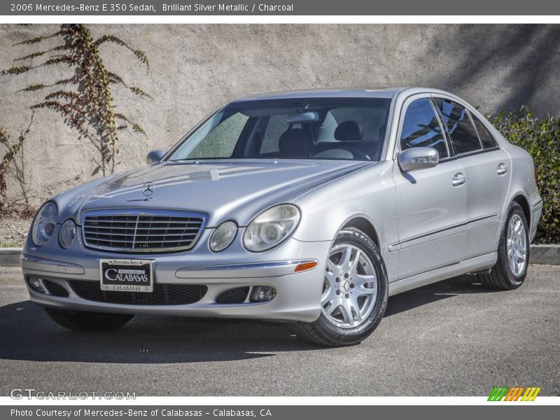 Brilliant Silver Metallic / Charcoal 2006 Mercedes-Benz E 350 Sedan