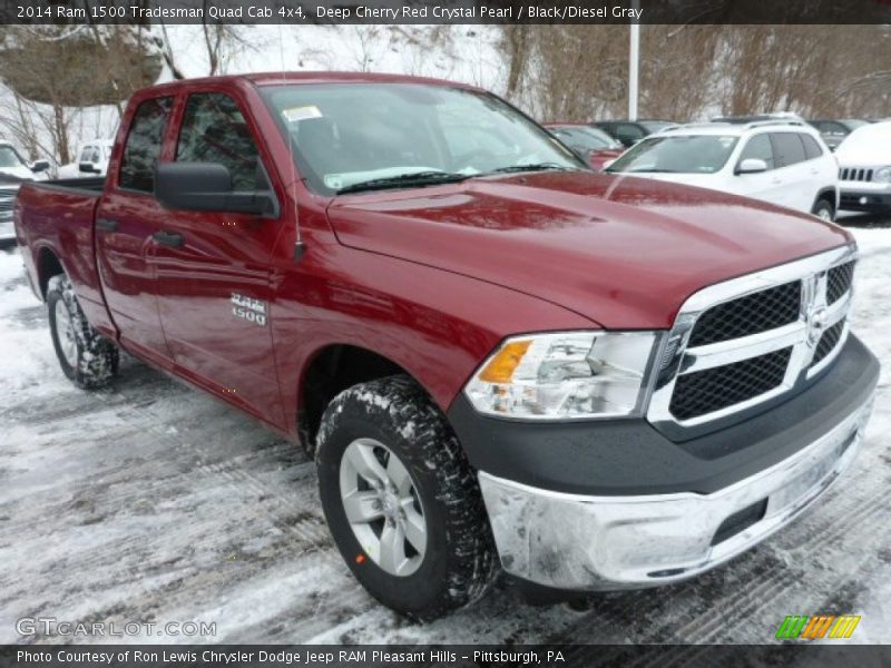 Front 3/4 View of 2014 1500 Tradesman Quad Cab 4x4