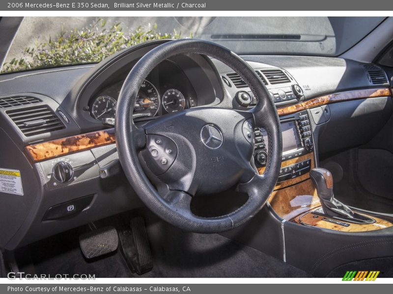 Brilliant Silver Metallic / Charcoal 2006 Mercedes-Benz E 350 Sedan