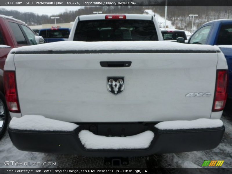 Bright White / Black/Diesel Gray 2014 Ram 1500 Tradesman Quad Cab 4x4