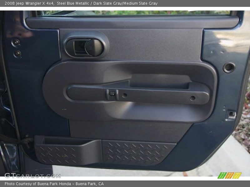 Steel Blue Metallic / Dark Slate Gray/Medium Slate Gray 2008 Jeep Wrangler X 4x4