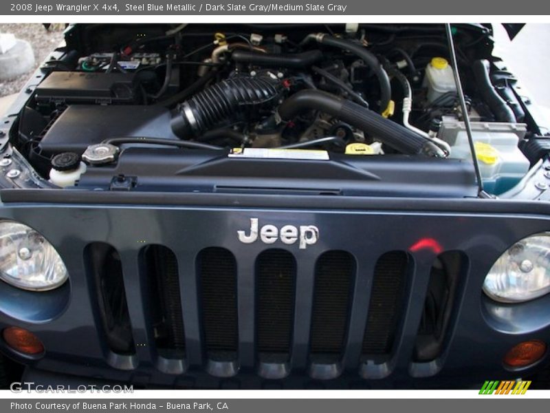 Steel Blue Metallic / Dark Slate Gray/Medium Slate Gray 2008 Jeep Wrangler X 4x4