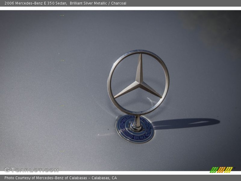Brilliant Silver Metallic / Charcoal 2006 Mercedes-Benz E 350 Sedan