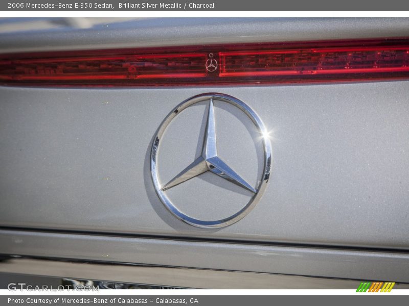Brilliant Silver Metallic / Charcoal 2006 Mercedes-Benz E 350 Sedan