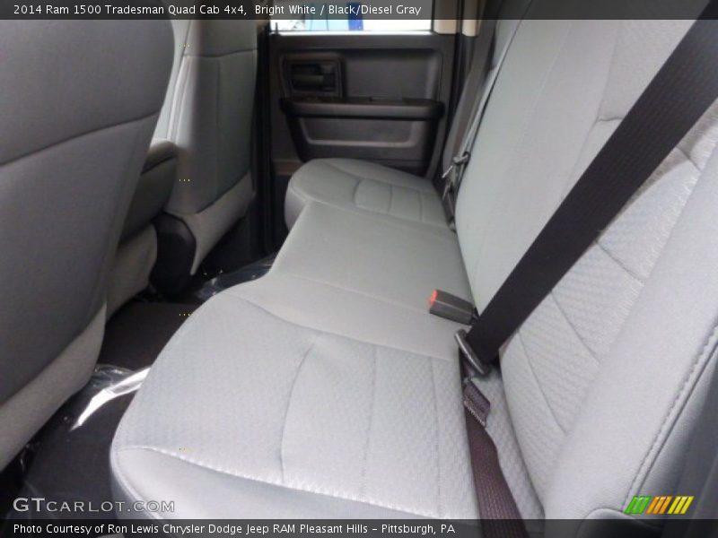 Bright White / Black/Diesel Gray 2014 Ram 1500 Tradesman Quad Cab 4x4