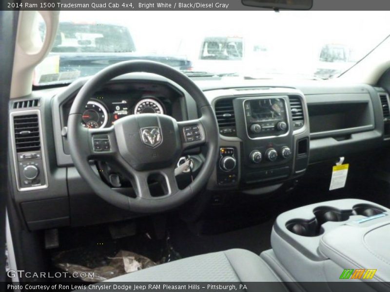 Dashboard of 2014 1500 Tradesman Quad Cab 4x4