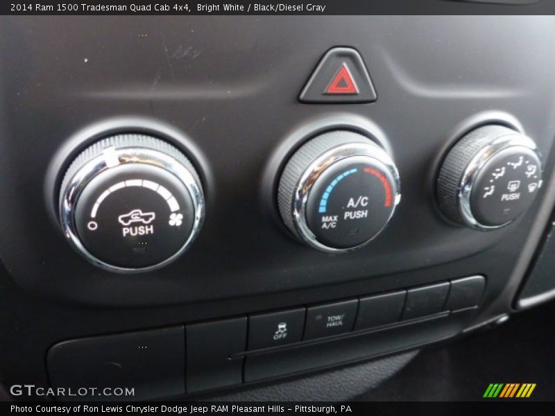 Bright White / Black/Diesel Gray 2014 Ram 1500 Tradesman Quad Cab 4x4