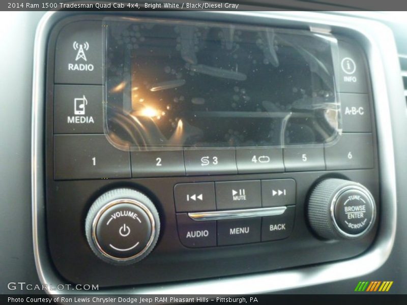 Bright White / Black/Diesel Gray 2014 Ram 1500 Tradesman Quad Cab 4x4