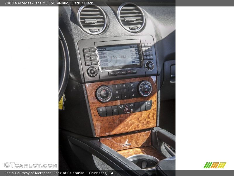 Black / Black 2008 Mercedes-Benz ML 350 4Matic