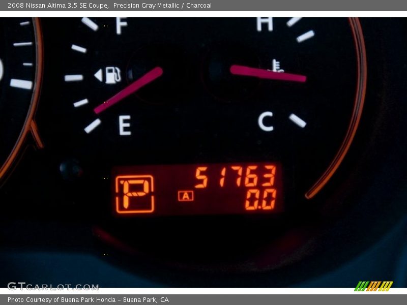 Precision Gray Metallic / Charcoal 2008 Nissan Altima 3.5 SE Coupe