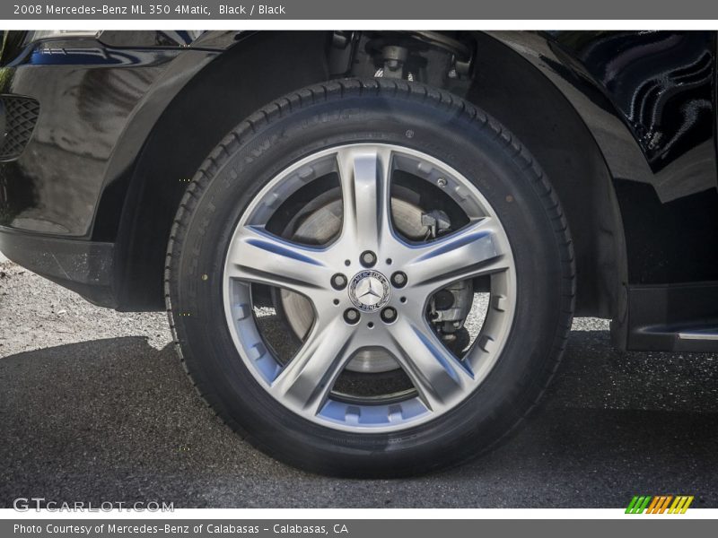 Black / Black 2008 Mercedes-Benz ML 350 4Matic