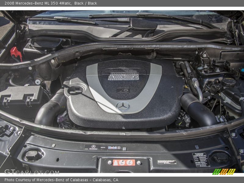 Black / Black 2008 Mercedes-Benz ML 350 4Matic