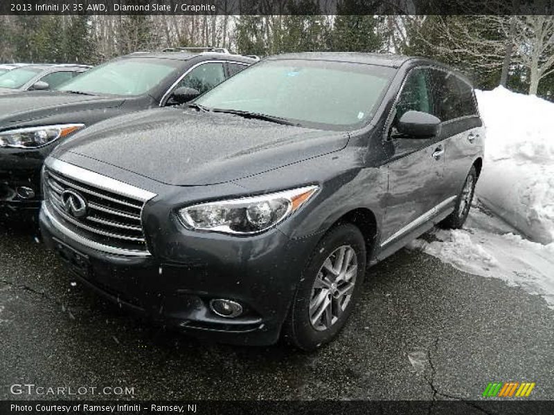 Diamond Slate / Graphite 2013 Infiniti JX 35 AWD