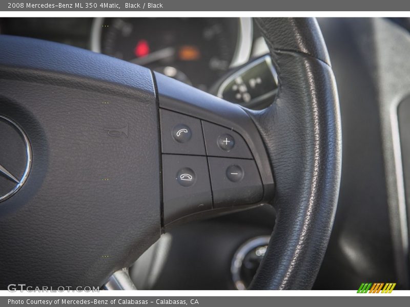Black / Black 2008 Mercedes-Benz ML 350 4Matic