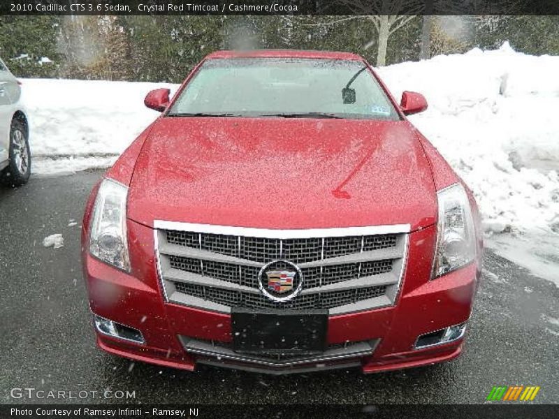 Crystal Red Tintcoat / Cashmere/Cocoa 2010 Cadillac CTS 3.6 Sedan