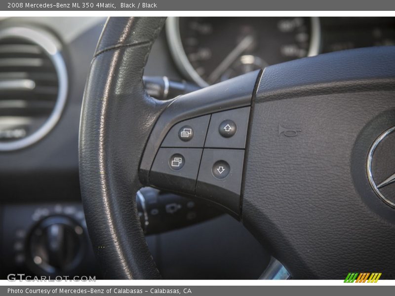 Black / Black 2008 Mercedes-Benz ML 350 4Matic