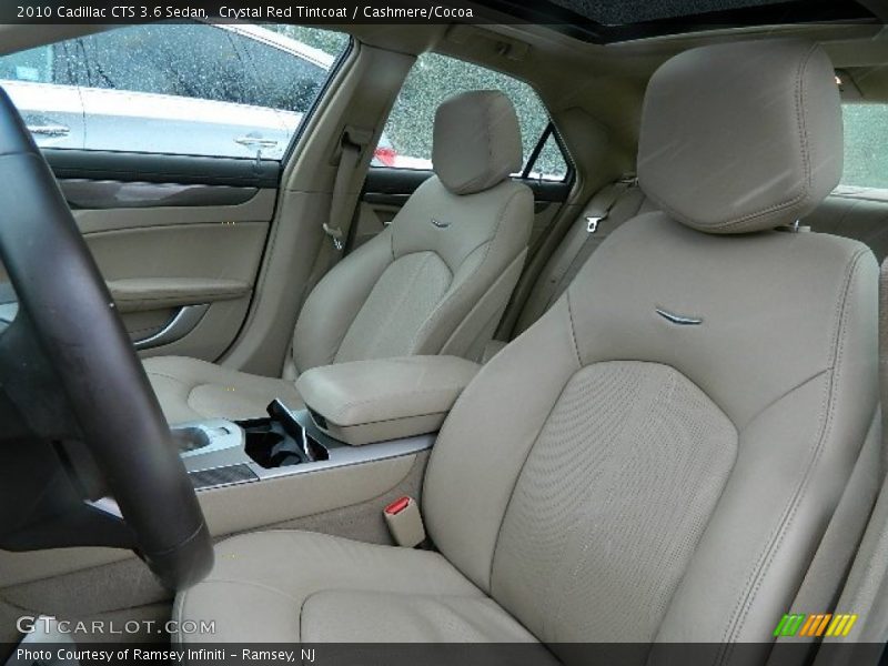 Front Seat of 2010 CTS 3.6 Sedan