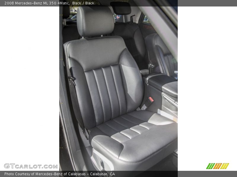 Black / Black 2008 Mercedes-Benz ML 350 4Matic