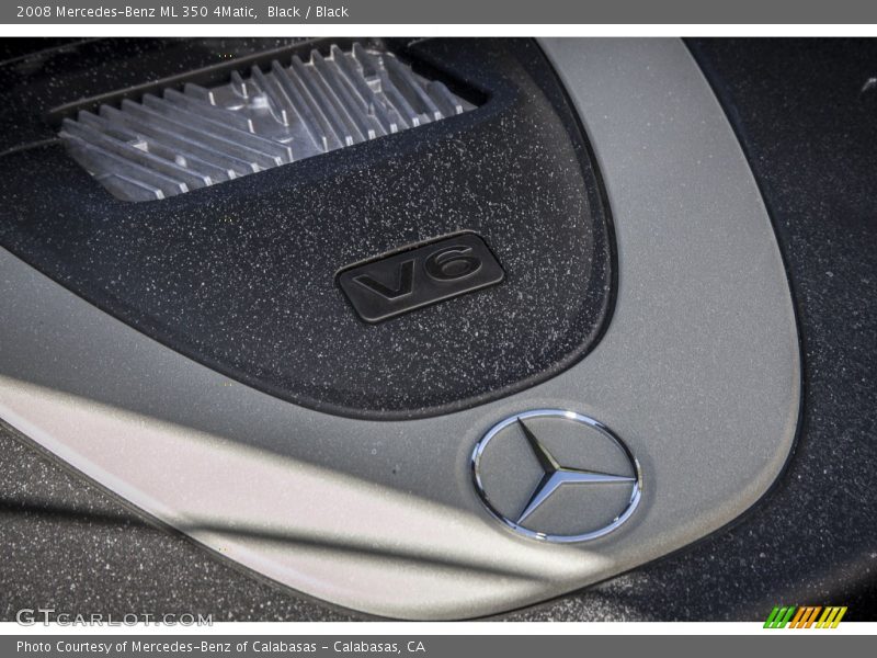 Black / Black 2008 Mercedes-Benz ML 350 4Matic