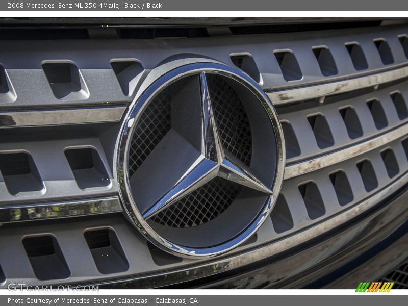 Black / Black 2008 Mercedes-Benz ML 350 4Matic