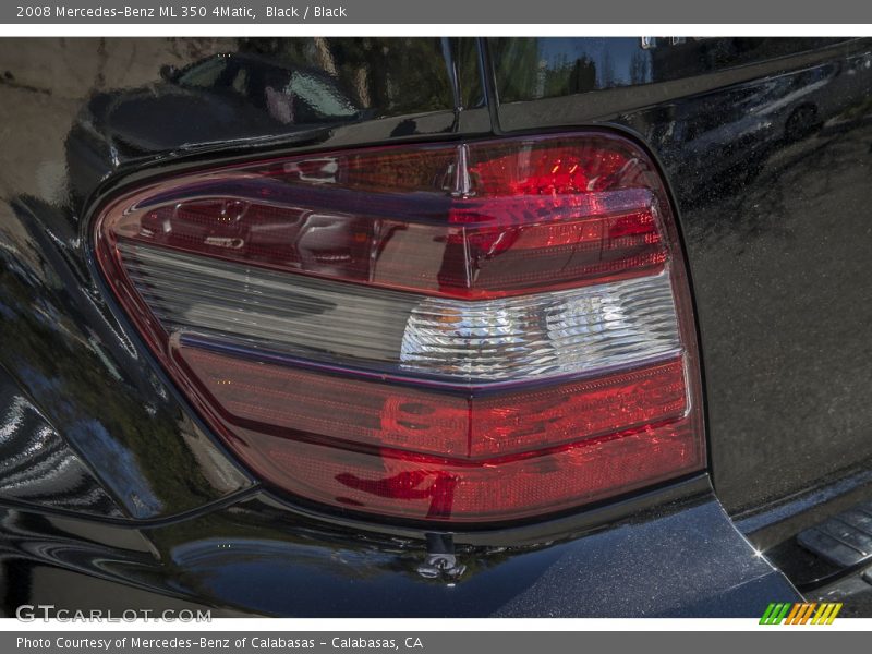 Black / Black 2008 Mercedes-Benz ML 350 4Matic