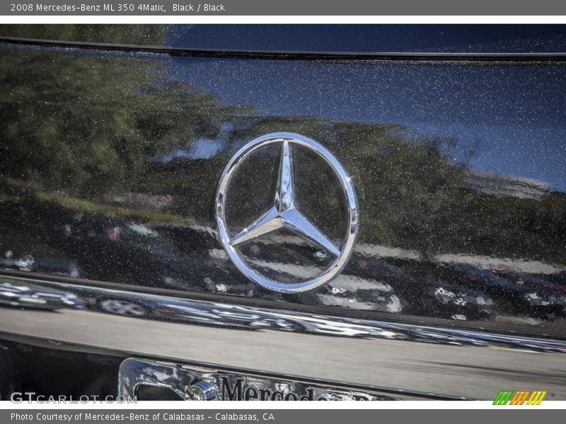 Black / Black 2008 Mercedes-Benz ML 350 4Matic