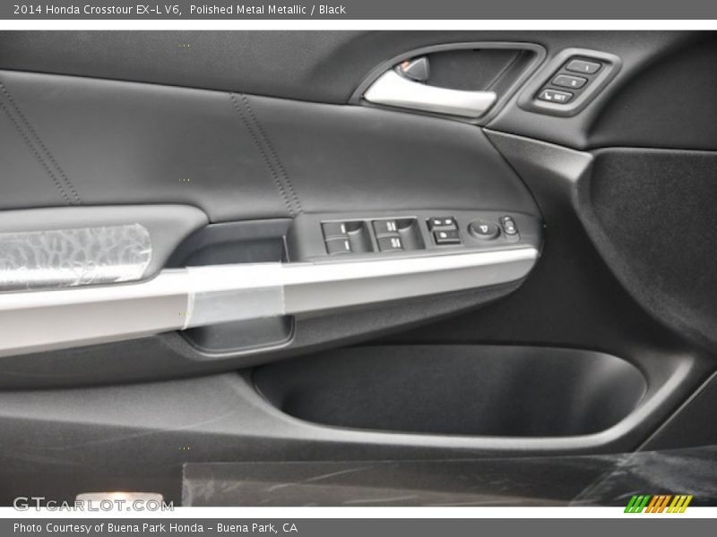 Polished Metal Metallic / Black 2014 Honda Crosstour EX-L V6