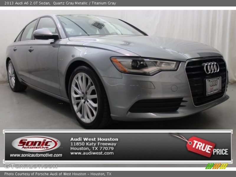 Quartz Gray Metallic / Titanium Gray 2013 Audi A6 2.0T Sedan