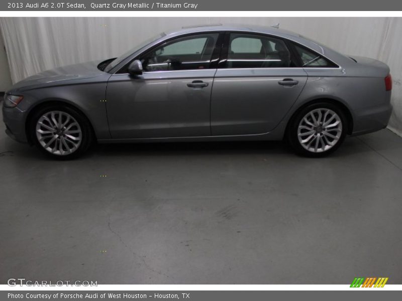 Quartz Gray Metallic / Titanium Gray 2013 Audi A6 2.0T Sedan