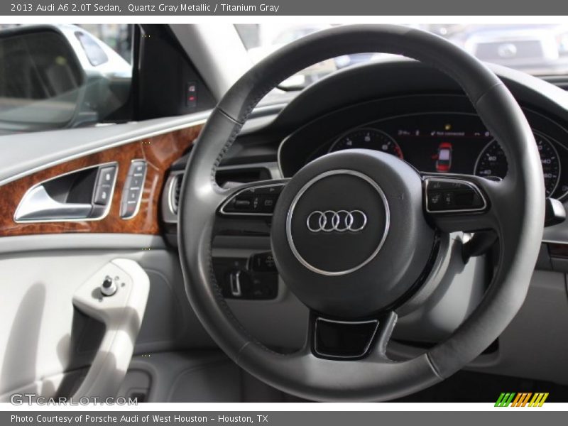 Quartz Gray Metallic / Titanium Gray 2013 Audi A6 2.0T Sedan