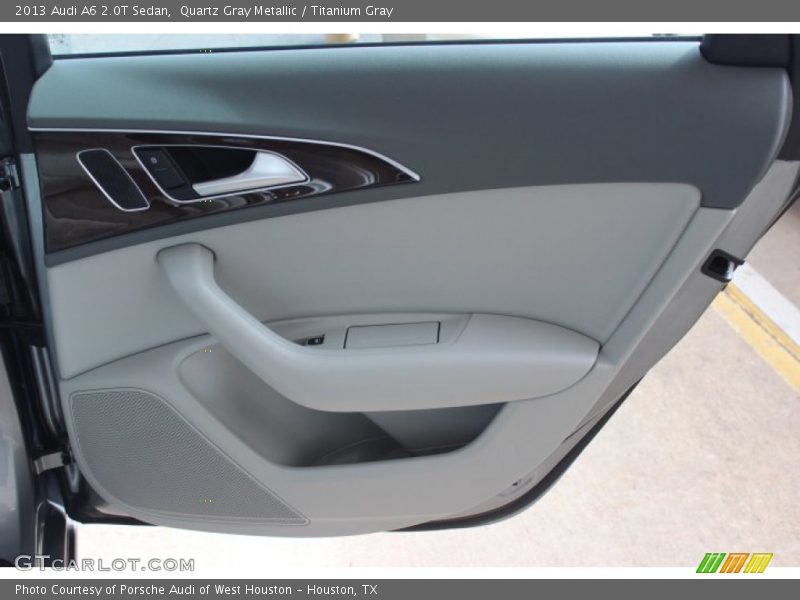 Quartz Gray Metallic / Titanium Gray 2013 Audi A6 2.0T Sedan