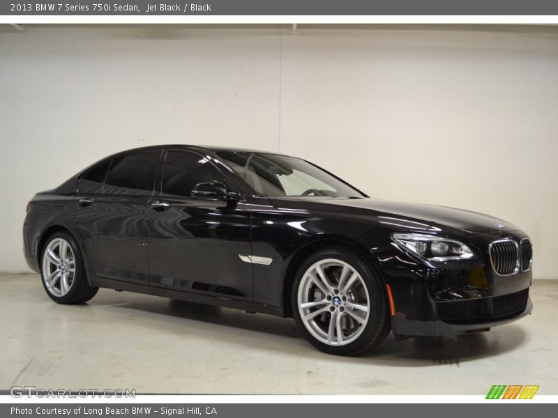 Jet Black / Black 2013 BMW 7 Series 750i Sedan