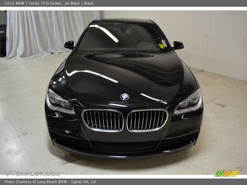 Jet Black / Black 2013 BMW 7 Series 750i Sedan