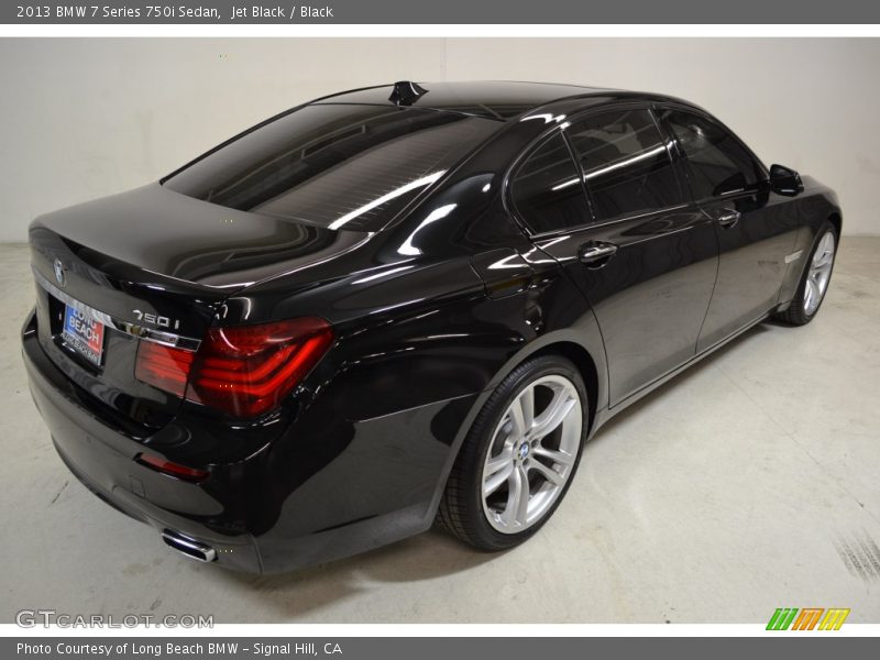 Jet Black / Black 2013 BMW 7 Series 750i Sedan