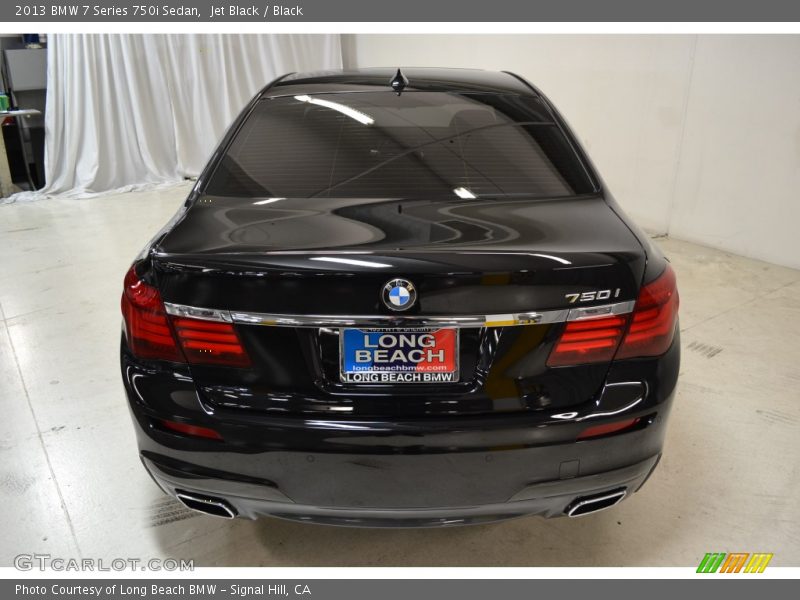 Jet Black / Black 2013 BMW 7 Series 750i Sedan
