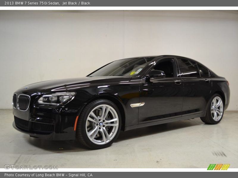Jet Black / Black 2013 BMW 7 Series 750i Sedan