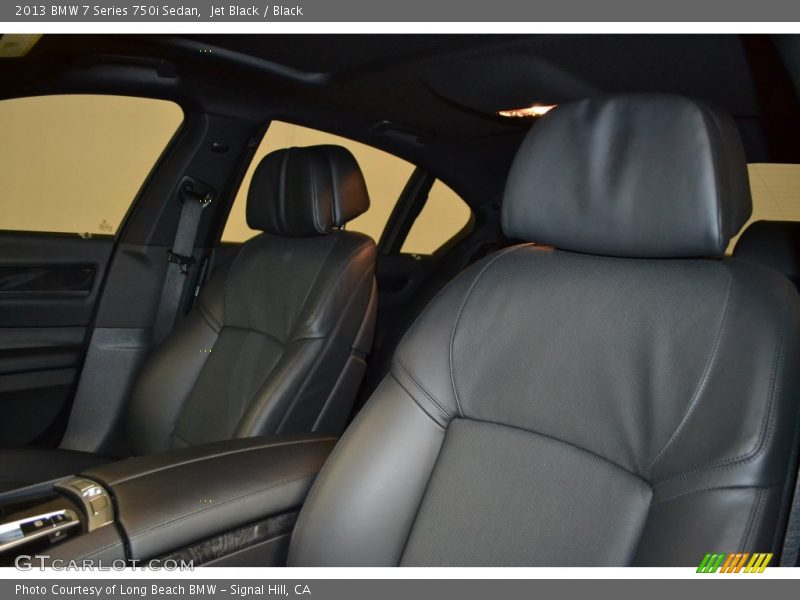 Jet Black / Black 2013 BMW 7 Series 750i Sedan