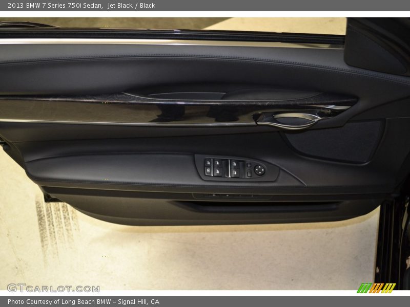 Jet Black / Black 2013 BMW 7 Series 750i Sedan