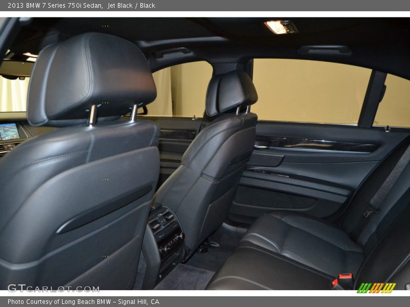 Jet Black / Black 2013 BMW 7 Series 750i Sedan