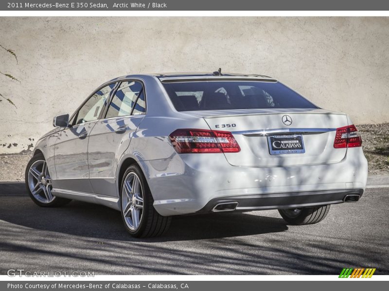 Arctic White / Black 2011 Mercedes-Benz E 350 Sedan