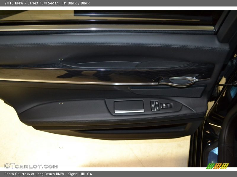 Jet Black / Black 2013 BMW 7 Series 750i Sedan